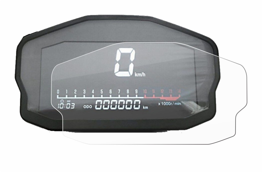 Image of the device Ducati Panigale 1199 Speedometer display with a wide variety of screen protectors.