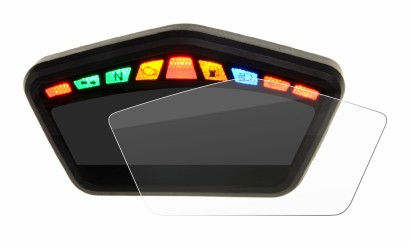 Abbildung des Geräts Ducati Hypermotard 821 2015 Tachoanzeige mit einer Vielzahl des Displayschutzes.