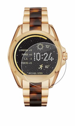 Immagine del dispositivo Michael Kors Access Bradshaw con un'ampia varietà di protezioni per lo schermo.