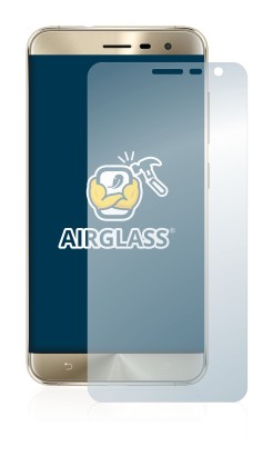 Image de l'appareil ASUS ZenFone 3 ZE552KL avec une grande variété de protections d'écran.