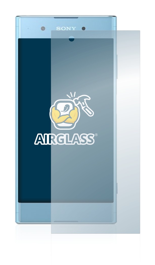 Image de l'appareil Sony Xperia XA1 Plus avec une grande variété de protections d'écran.