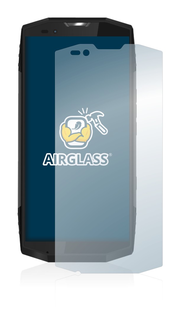 Abbildung des Geräts Blackview BV9000 Pro mit einer Vielzahl des Displayschutzes.