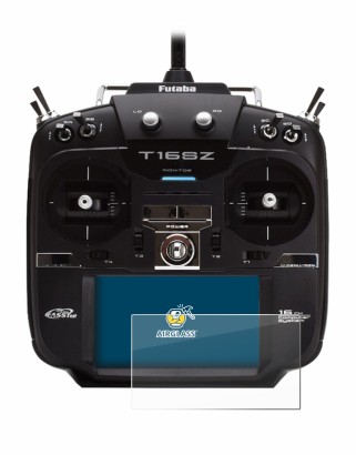 Immagine del dispositivo Robbe Futaba T16SZ con un'ampia varietà di protezioni per lo schermo.