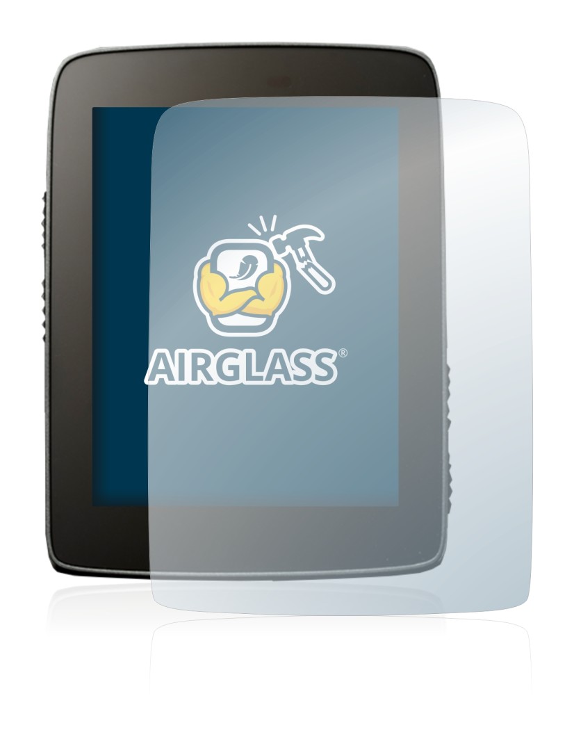 Abbildung des Geräts Hammerhead Karoo mit einer Vielzahl des Displayschutzes.