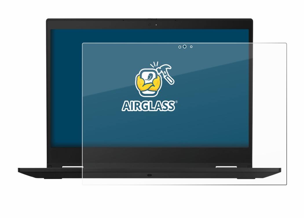 Image of the device Lenovo ThinkPad X390 Yoga with a wide variety of screen protectors.