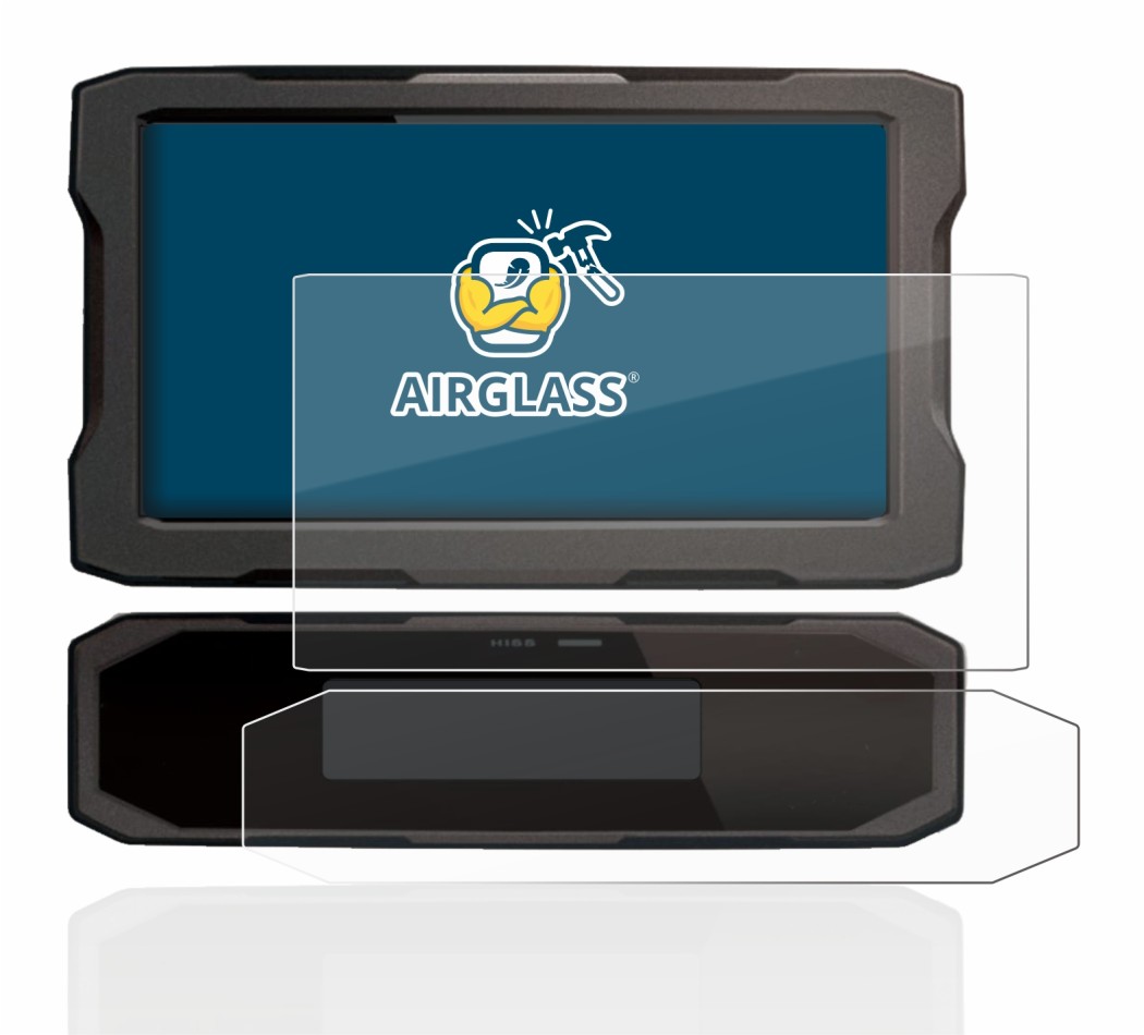 Abbildung des Geräts Honda CRF1100L 2020 Tachoanzeige mit einer Vielzahl des Displayschutzes.