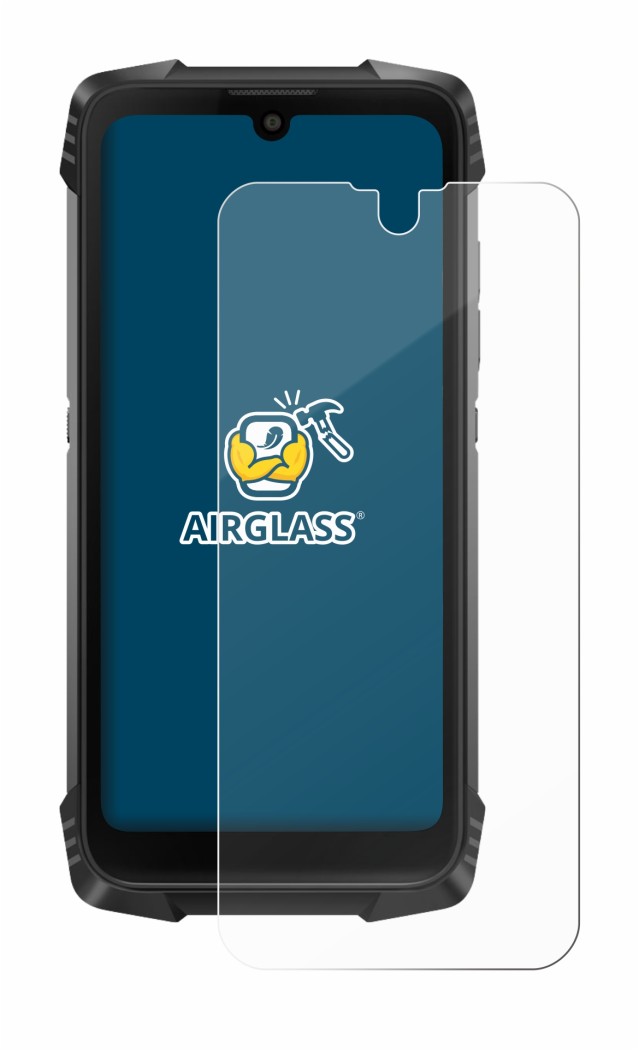 Image of the device Blackview BV6900 with a wide variety of screen protectors.