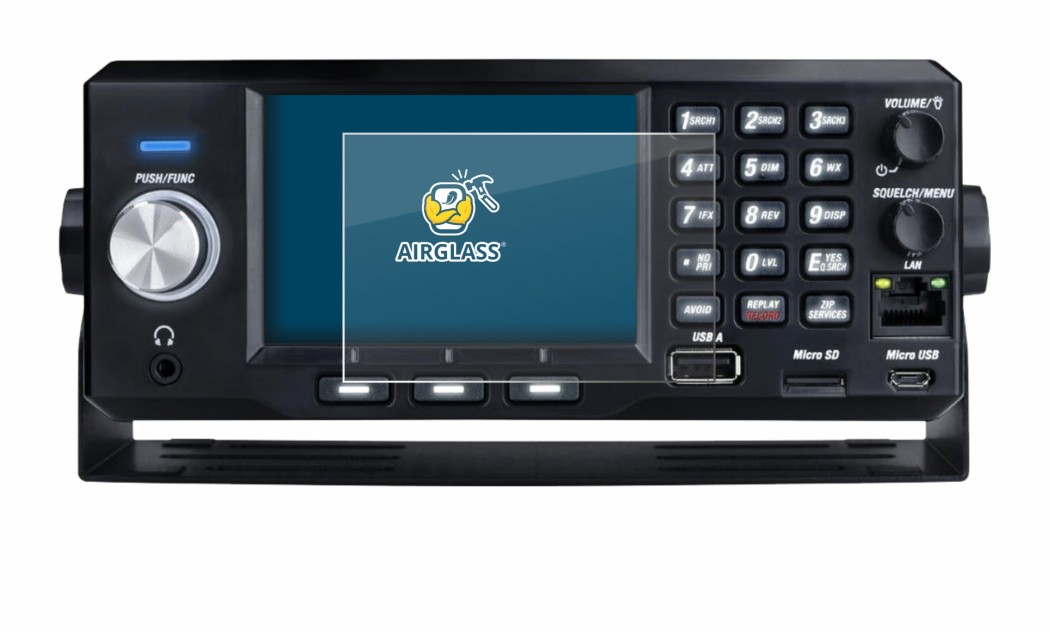 Image of the device Uniden SDS200E with a wide variety of screen protectors.