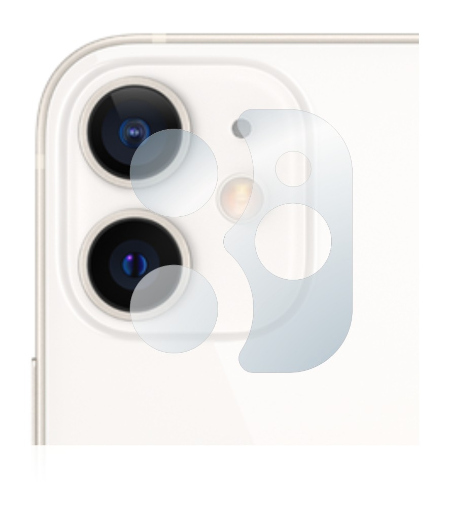 Image of the device Apple iPhone 12 mini (ONLY Camera Lens) with a wide variety of screen protectors.