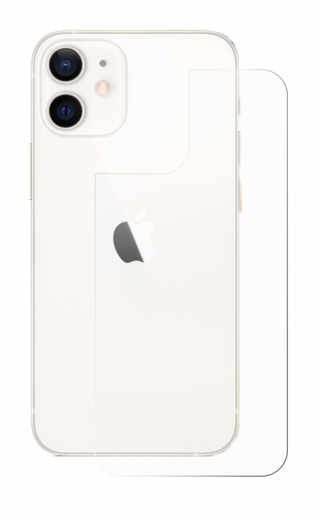 Image of the device Apple iPhone 12 mini (Back) with a wide variety of screen protectors.