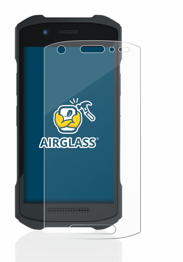 Image of the device Zebra TC21 with a wide variety of screen protectors.