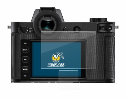 Image of the device Leica SL2-S with a wide variety of screen protectors.