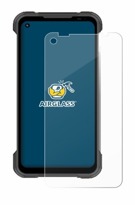 Imagen del dispositivo Doogee S97 Pro con una amplia variedad de protectores de pantalla.
