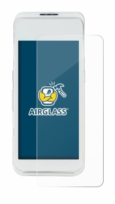 Image of the device Pax A920 Pro with a wide variety of screen protectors.