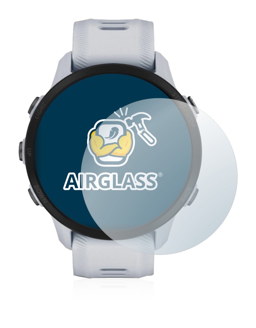 Image of the device Garmin Forerunner 955 Solar with a wide variety of screen protectors.