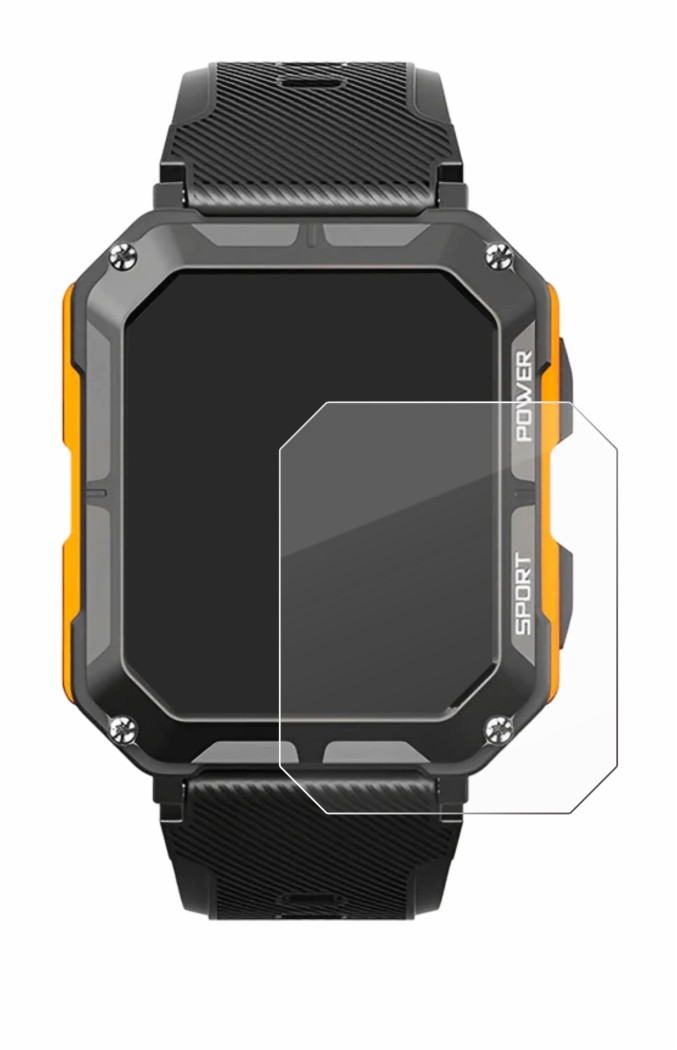 Image of the device Njord Gear The Indestructible Smartwatch with a wide variety of screen protectors.