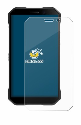 Abbildung des Geräts Doogee S61 Pro mit einer Vielzahl des Displayschutzes.
