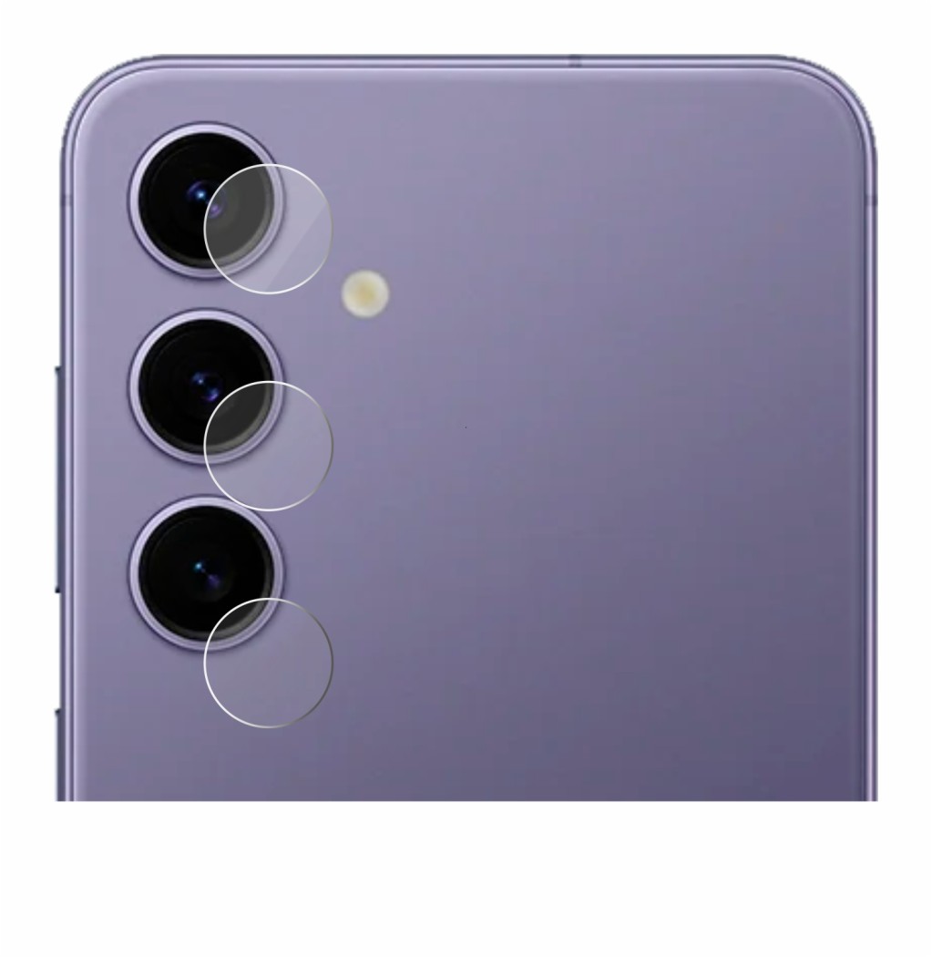 Imagen del dispositivo Samsung Galaxy S24 (SÓLO Cámara) con una amplia variedad de protectores de pantalla.