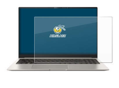 Abbildung des Geräts ASUS ZenBook 15 OLED UM3504 mit einer Vielzahl des Displayschutzes.