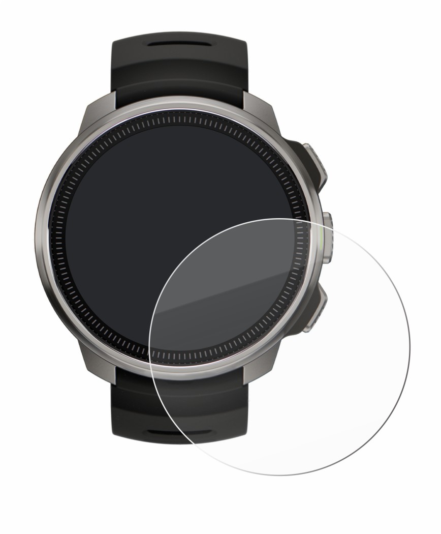 Imagen del dispositivo Suunto Ocean con una amplia variedad de protectores de pantalla.