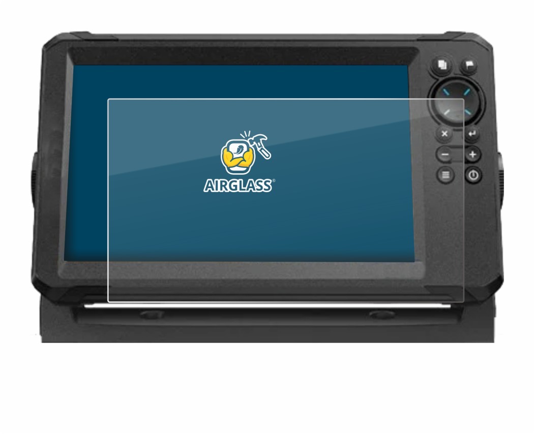 Image of the device Lowrance Eagle 9 with a wide variety of screen protectors.