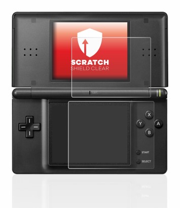 Abbildung des Geräts Nintendo DS LITE mit einer Vielzahl des Displayschutzes.