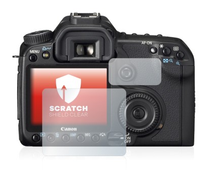 Image de l'appareil Canon EOS 40D avec une grande variété de protections d'écran.