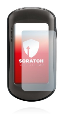 Abbildung des Geräts Garmin Oregon 550 mit einer Vielzahl des Displayschutzes.