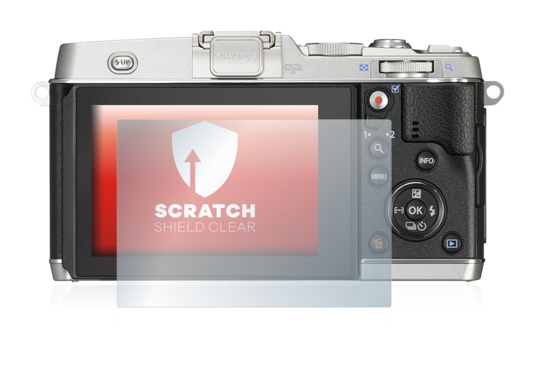 Imagen del dispositivo Olympus PEN E-P5 con una amplia variedad de protectores de pantalla.