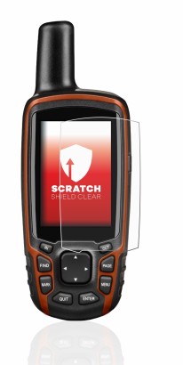 Image of the device Garmin GPSMAP 64s with a wide variety of screen protectors.