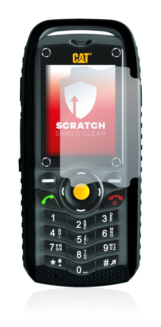Abbildung des Geräts Caterpillar Cat B25 mit einer Vielzahl des Displayschutzes.