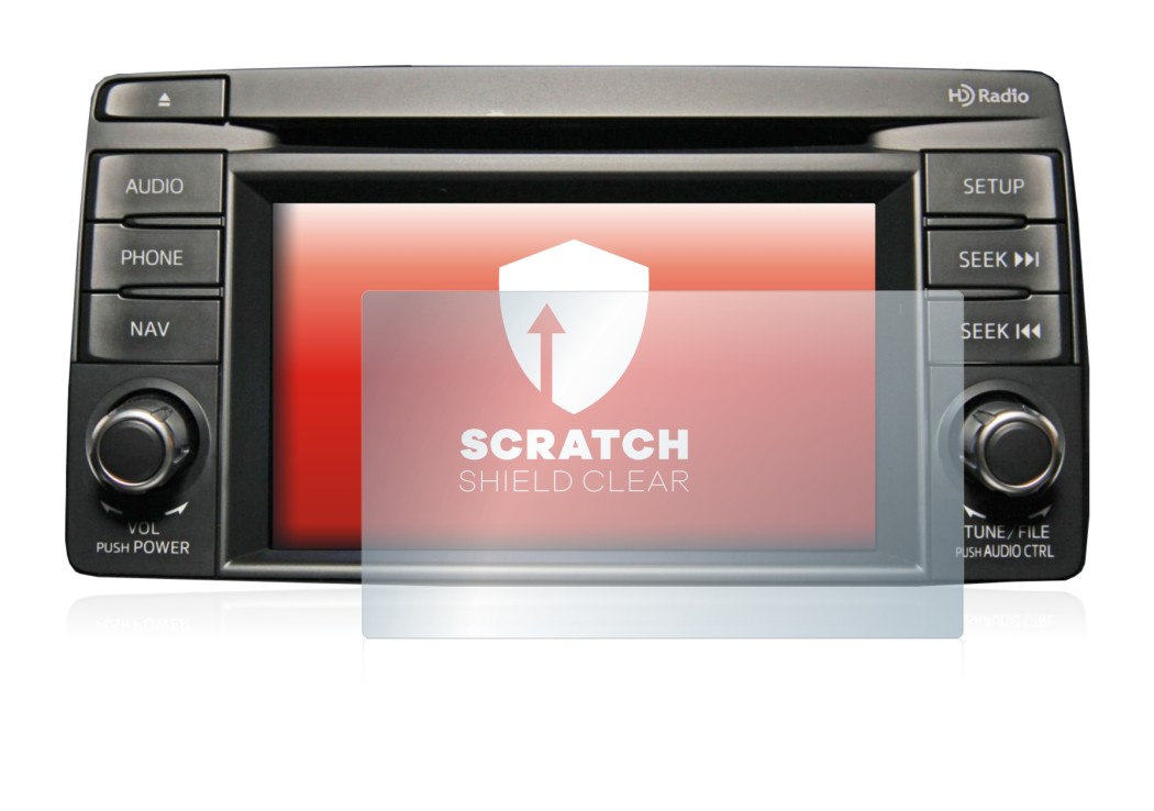 Image de l'appareil Mazda CX-5 2012-2014 Infotainment System avec une grande variété de protections d'écran.