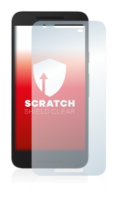 Image de l'appareil LG Nexus 5X avec une grande variété de protections d'écran.