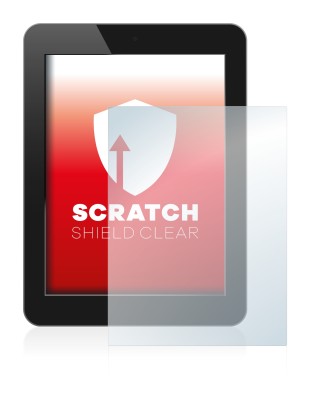 Imagen del dispositivo con una amplia variedad de protectores de pantalla.