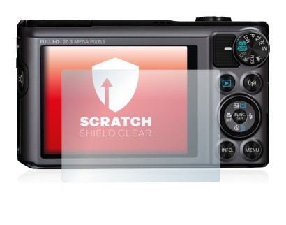 Image of the device Canon PowerShot SX720 HS with a wide variety of screen protectors.