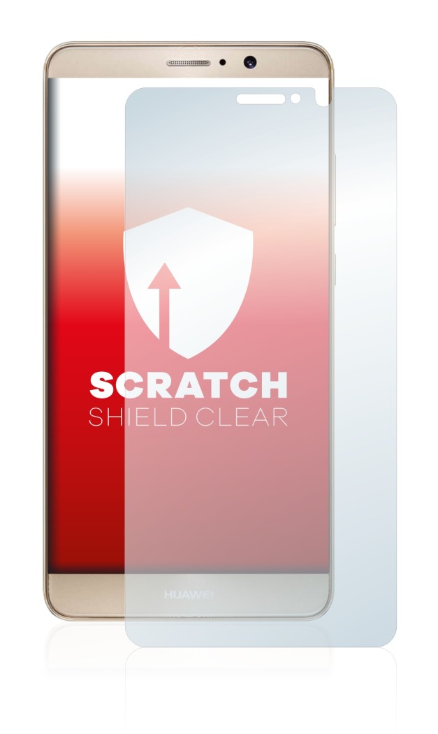 Image de l'appareil Huawei Mate 9 avec une grande variété de protections d'écran.