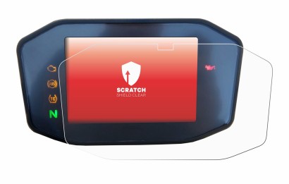 Immagine del dispositivo KTM 690 Duke 2016 con un'ampia varietà di protezioni per lo schermo.