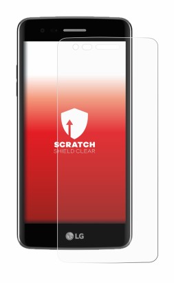 Imagen del dispositivo LG K8 2017 con una amplia variedad de protectores de pantalla.
