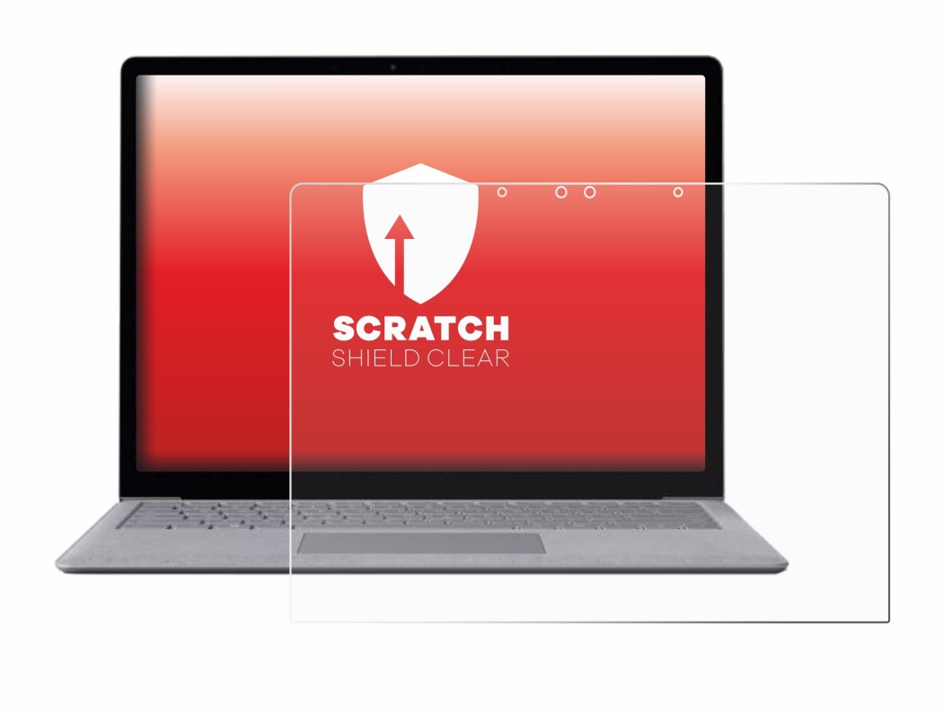 Imagen del dispositivo Microsoft Surface Laptop 1 con una amplia variedad de protectores de pantalla.