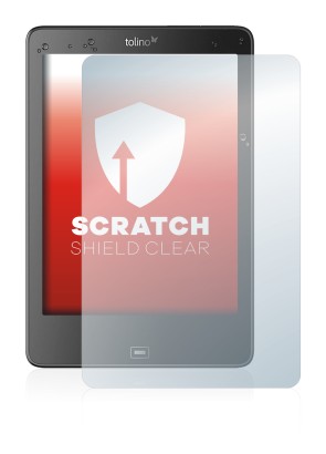 Immagine del dispositivo Tolino Epos con un'ampia varietà di protezioni per lo schermo.