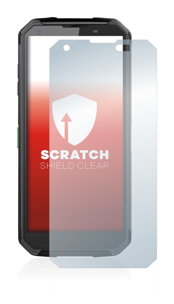 Image de l'appareil Blackview BV9500 avec une grande variété de protections d'écran.