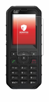 Immagine del dispositivo Caterpillar Cat B35 con un'ampia varietà di protezioni per lo schermo.