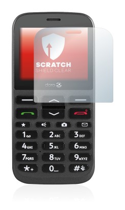 Immagine del dispositivo Doro 1370 con un'ampia varietà di protezioni per lo schermo.