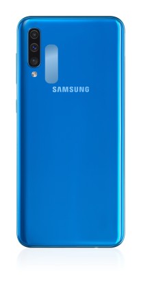 Immagine del dispositivo Samsung Galaxy A50 (SOLO Fotocamera) con un'ampia varietà di protezioni per lo schermo.