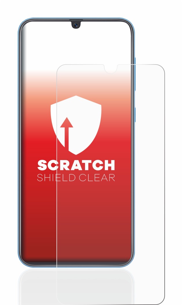 Immagine del dispositivo Samsung Galaxy A40 con un'ampia varietà di protezioni per lo schermo.