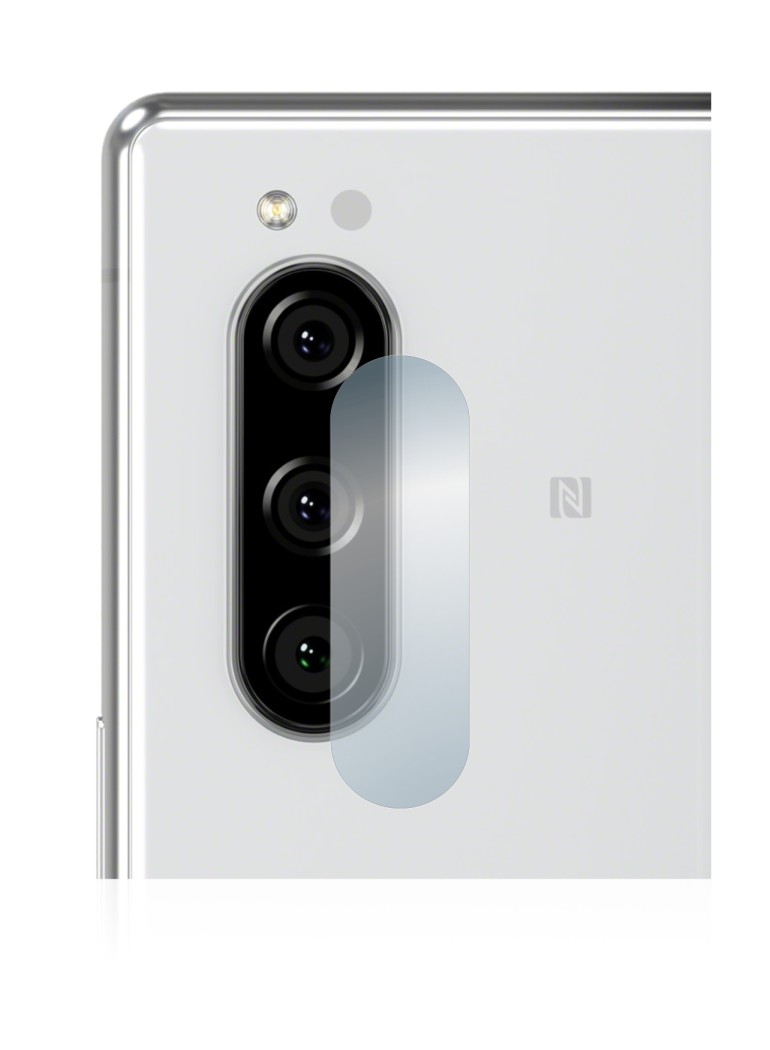 Image de l'appareil Sony Xperia 5 (Caméra UNIQUEMENT) avec une grande variété de protections d'écran.