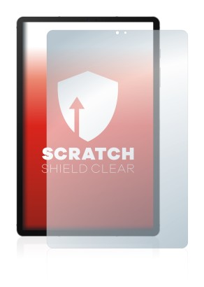 Immagine del dispositivo Samsung Galaxy Tab S6 2020 con un'ampia varietà di protezioni per lo schermo.