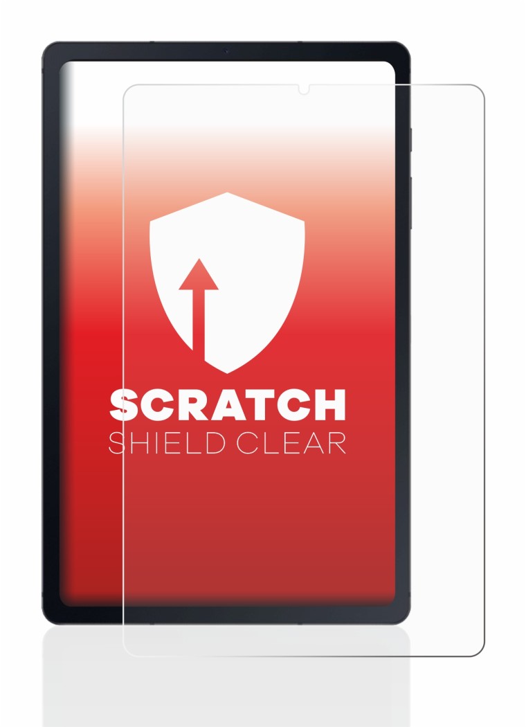 Immagine del dispositivo Samsung Galaxy Tab S6 Lite LTE 2020 con un'ampia varietà di protezioni per lo schermo.