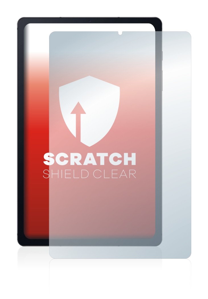 Image de l'appareil Samsung Galaxy Tab S6 Lite 2020 avec une grande variété de protections d'écran.