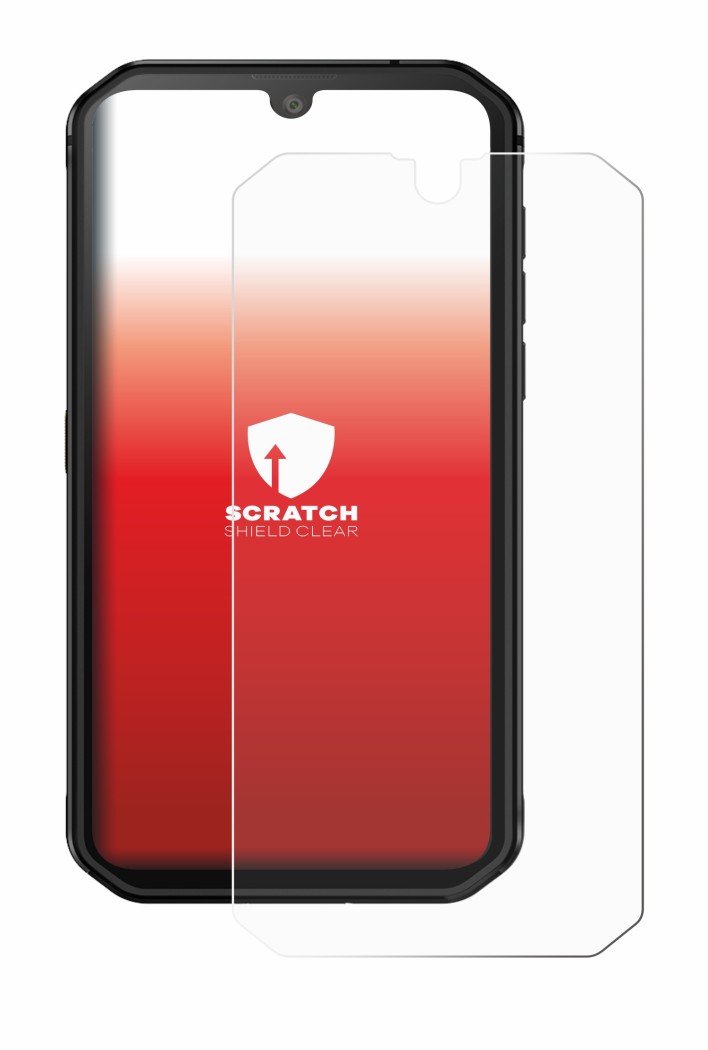 Image of the device Blackview BV9900E with a wide variety of screen protectors.